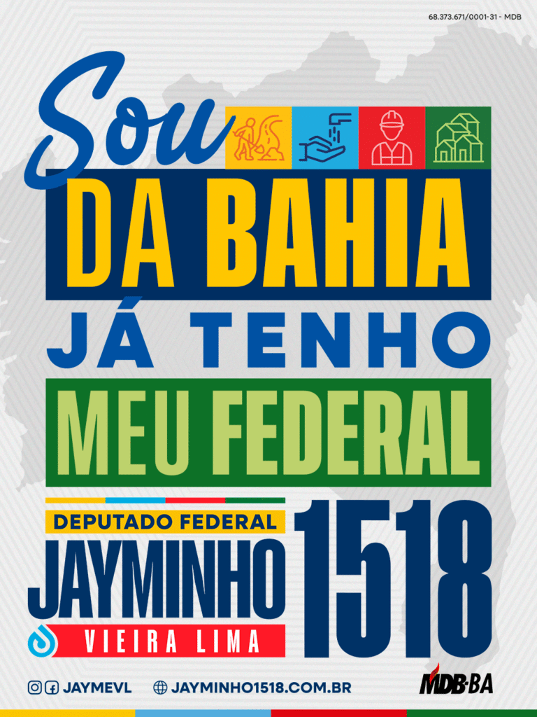 Sou da Bahia e voto 1518